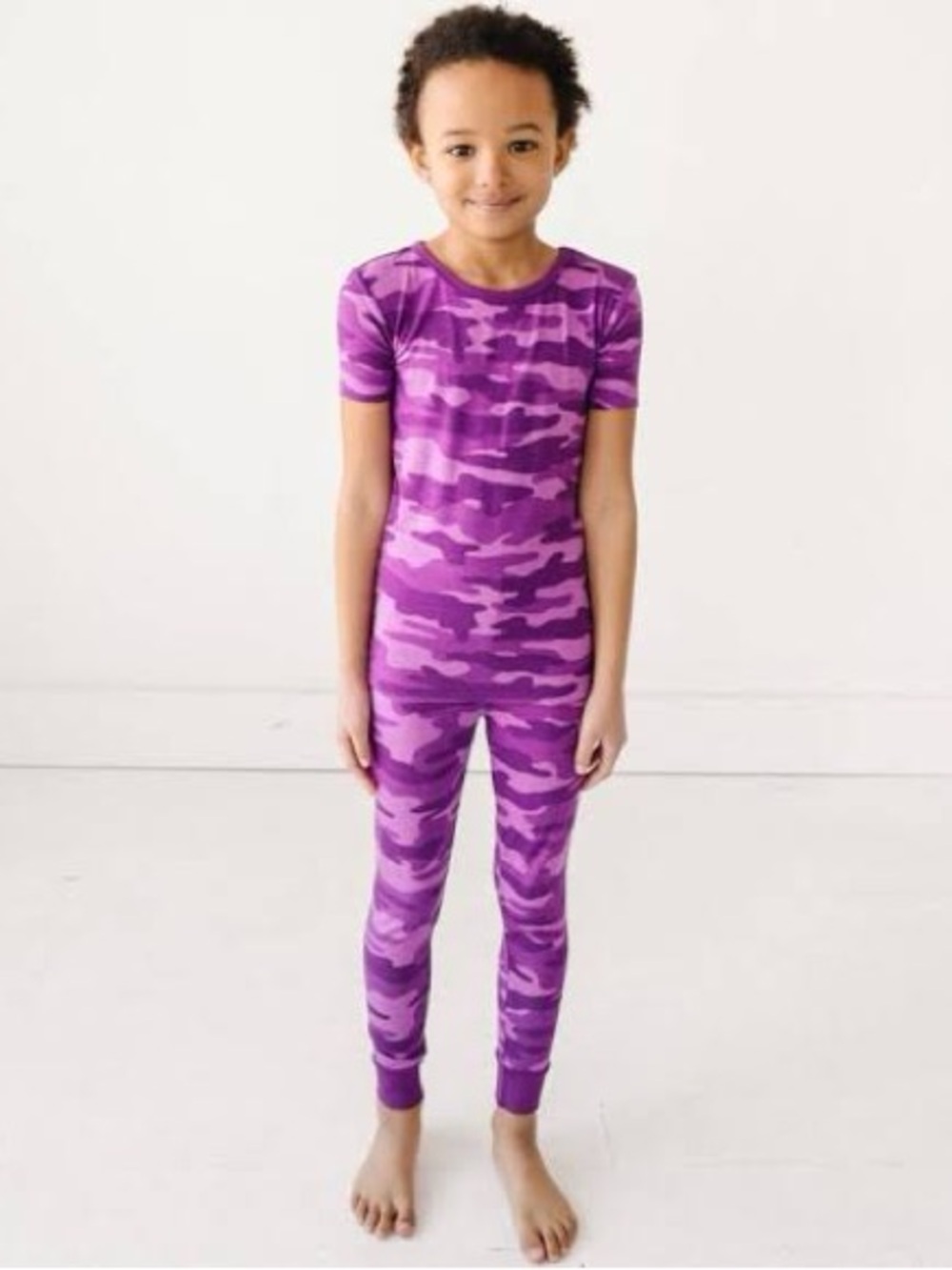 Little Sleepies Purple Camo Two Piece Pajamas